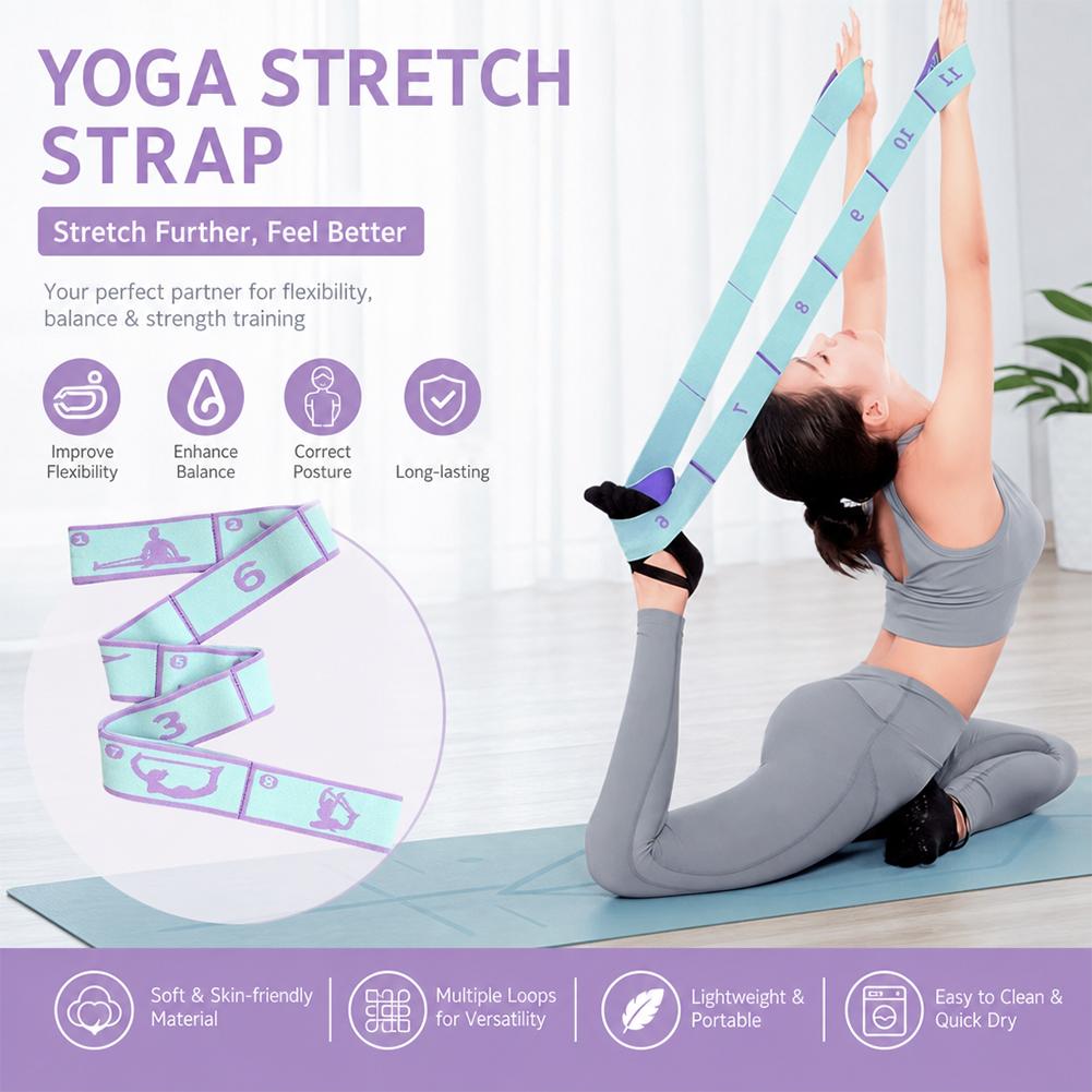 Figure 8 Resistance Band - Elastic Yoga Resistance Band Pilates Dance