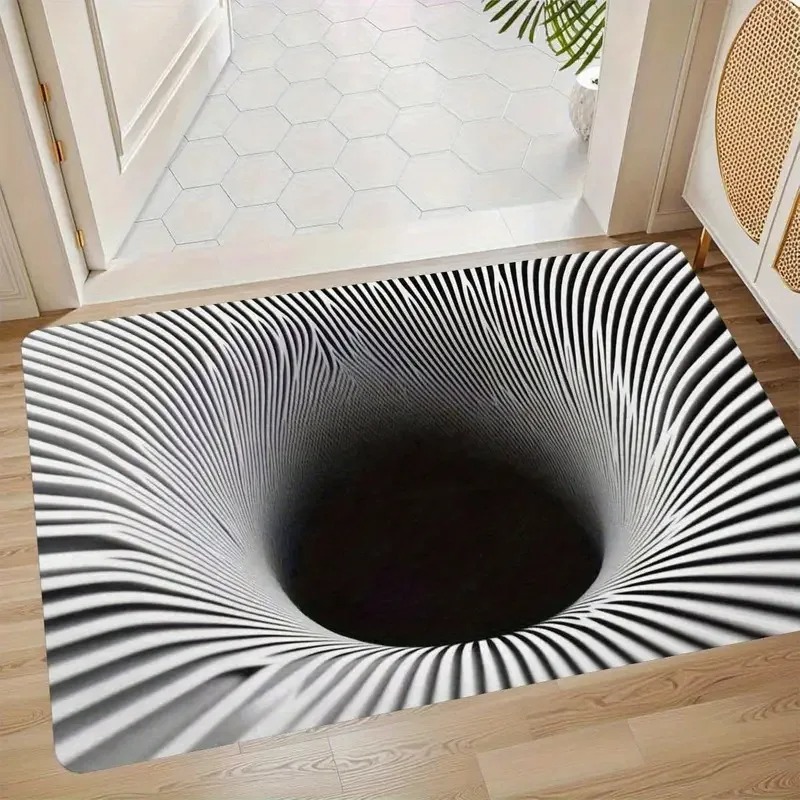 Yoga Fitness Bar - 3D Optical Illusion Non-Slip Door Mat