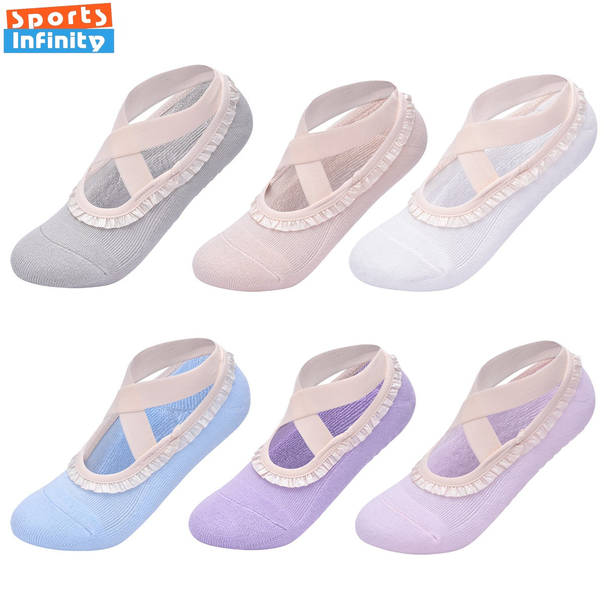Yoga Dance & Fitness Center Llc - 2026 Women's Strap Lace Yoga Socks