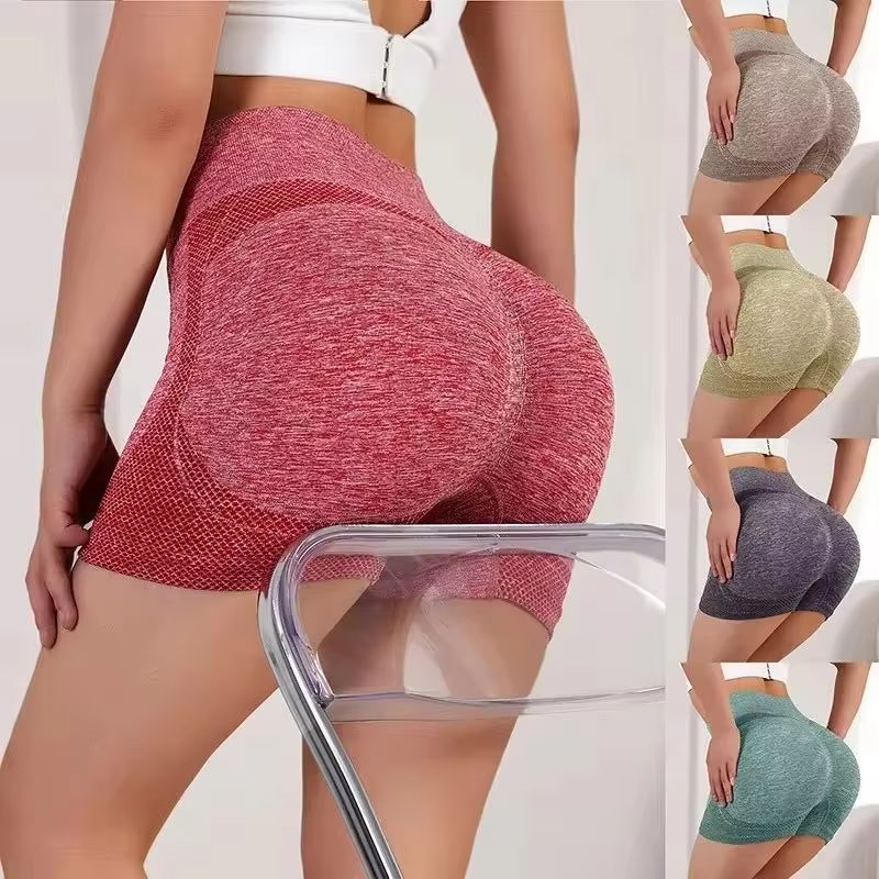 Yoga Fitness Stretching - Yoga Shorts Fashion Hot Honey Buttocks