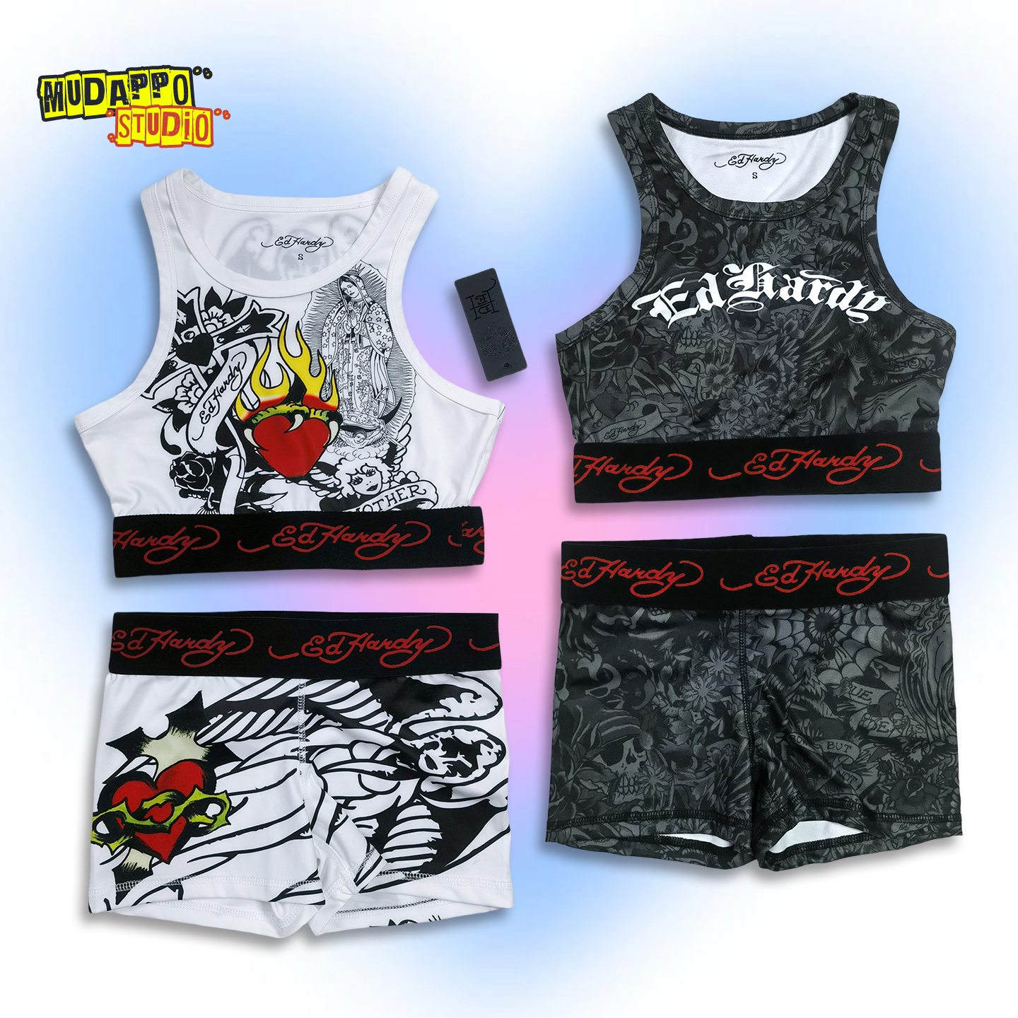 Yoga Fitness Online - Sexy Skull Heart Rockabilly Sports Fitness