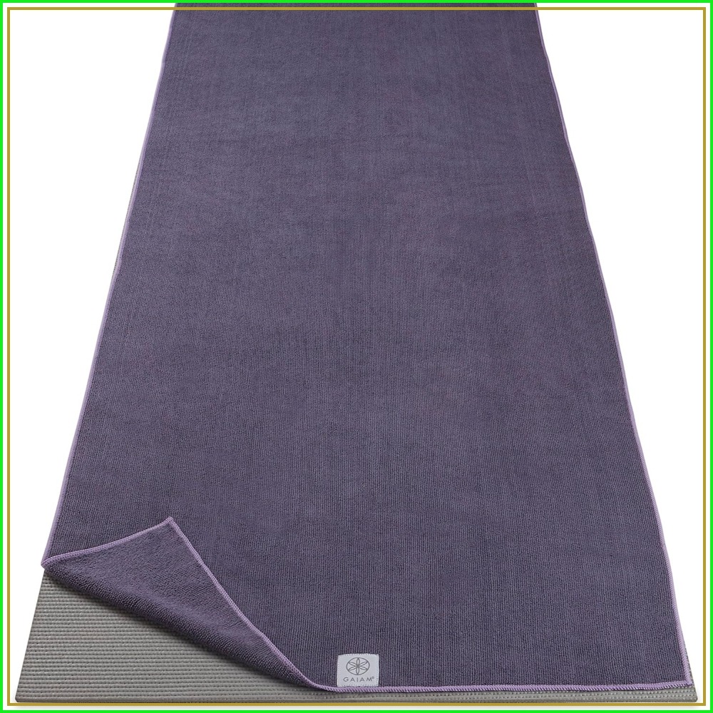 Fitness Yoga Pilates - Microfiber Mat-Sized Yoga Towel for Hot