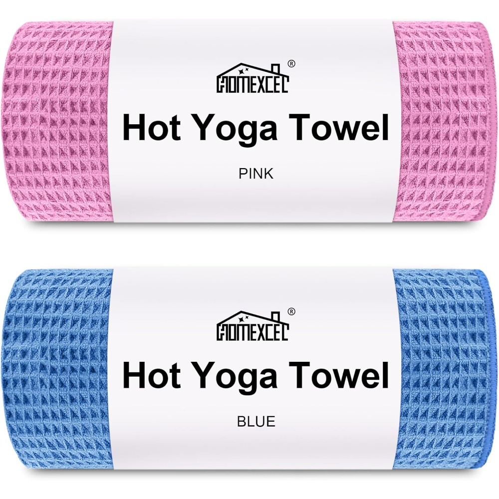 Fitness Yoga Pilates - Hot Yoga Towels 2 Pack, (26.5