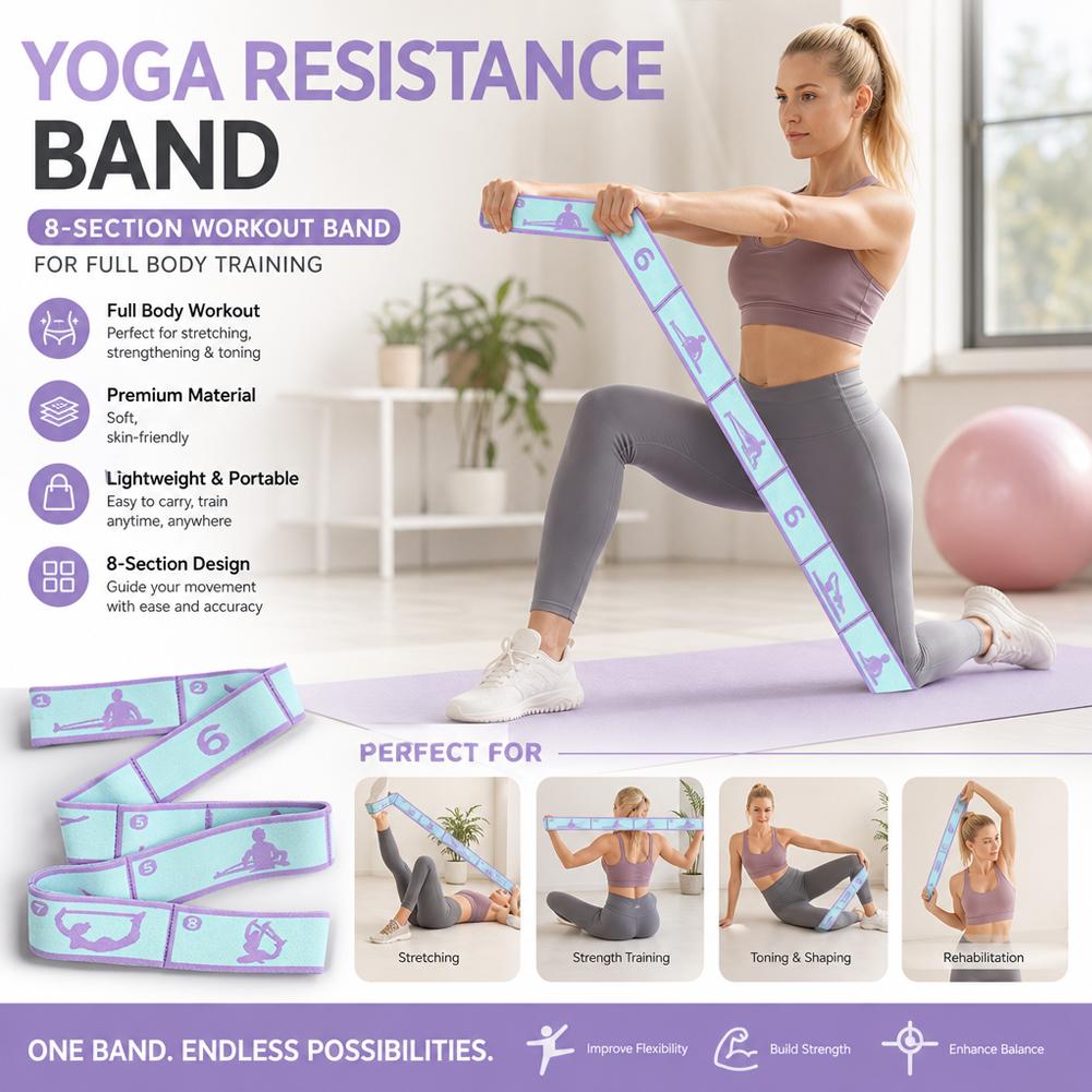Elastic Yoga Resistance Band P – Figure 8 Resistance Band recenzja i cena
