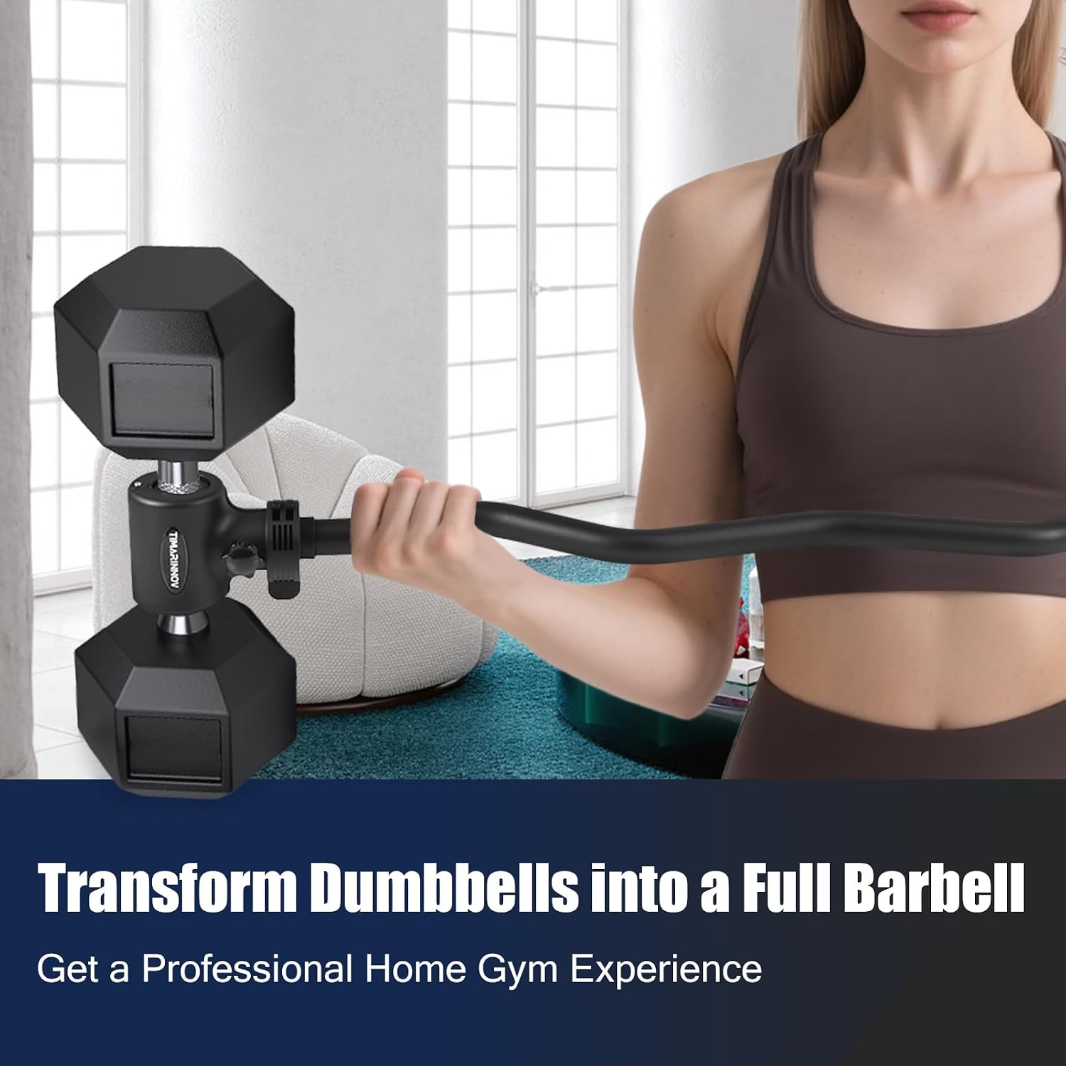 Dumbbell to Barbell Converter  – Adjustable Dumbbells recenzja i cena