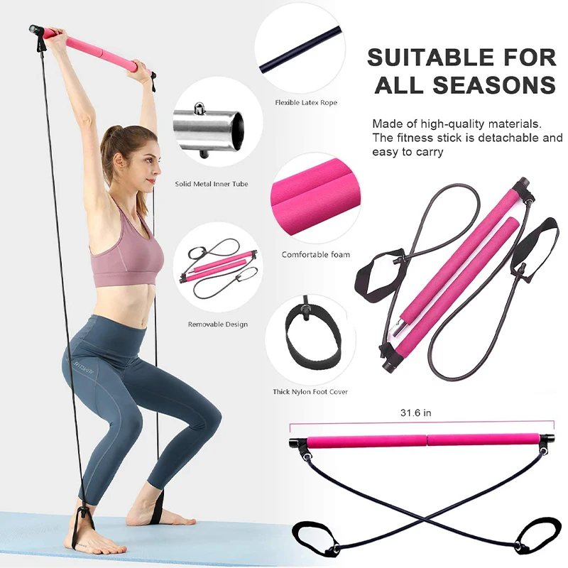 Multifunctional Pilates Bar Co – Yoga Fitness Bar recenzja i cena