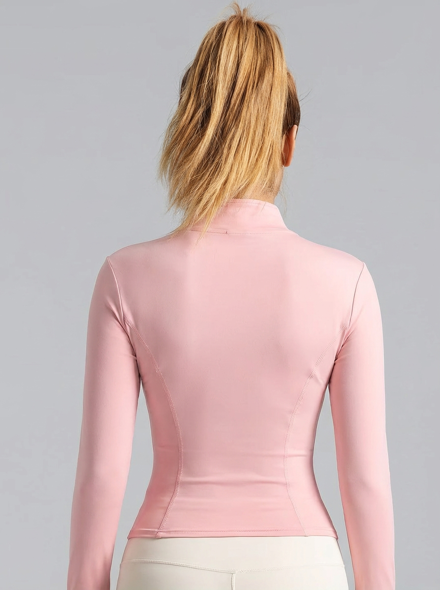 New Women Light Pink Yoga Coat – Yoga Fitness Usa recenzja i cena