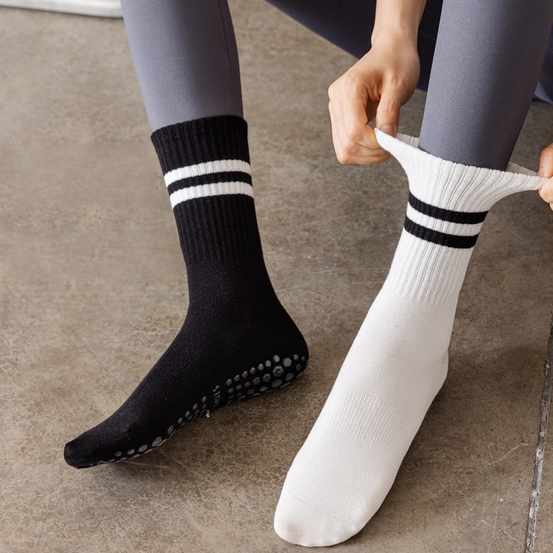 Women Non Slip Yoga Socks, Gri – Fitness Yoga Pilates recenzja i cena