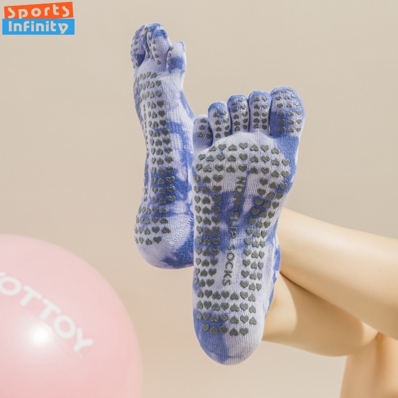 New Non Slip Tie Dye Five Fing – Yoga Dance & Fitness Center Llc recenzja i cena