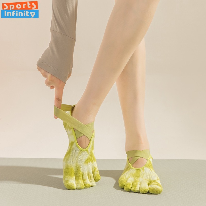 New Non Slip Tie Dye Five Fing – Yoga Dance & Fitness Center Llc recenzja i cena