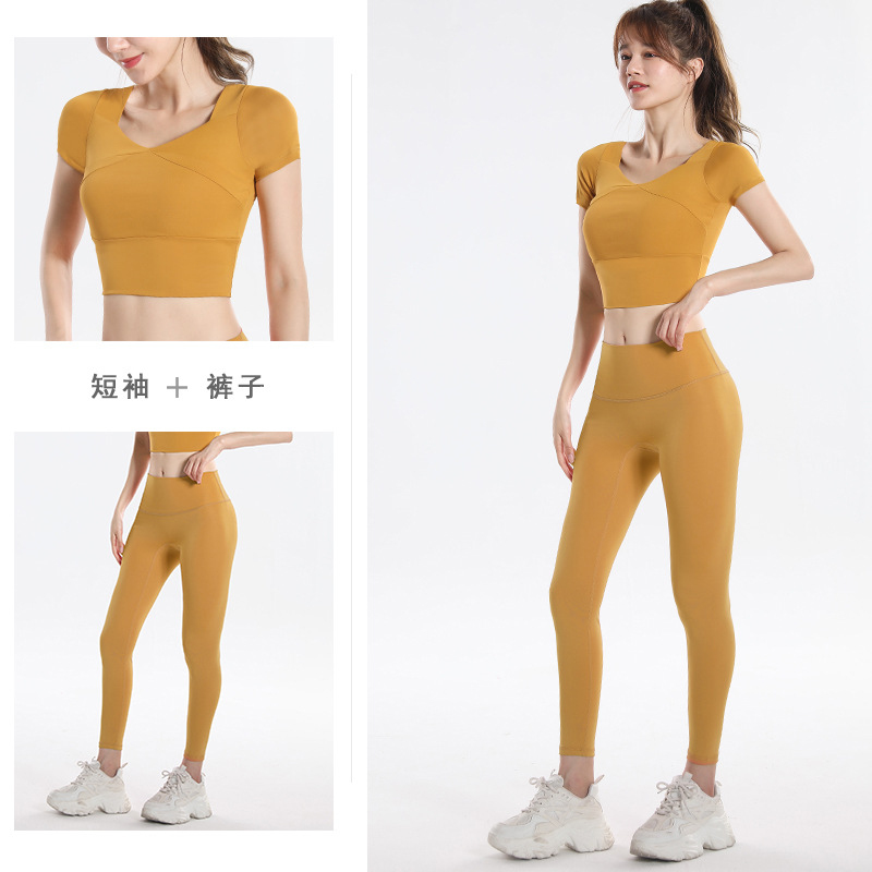 Quick Dry Set Sports Top With  – Yoga Fitness Usa recenzja i cena