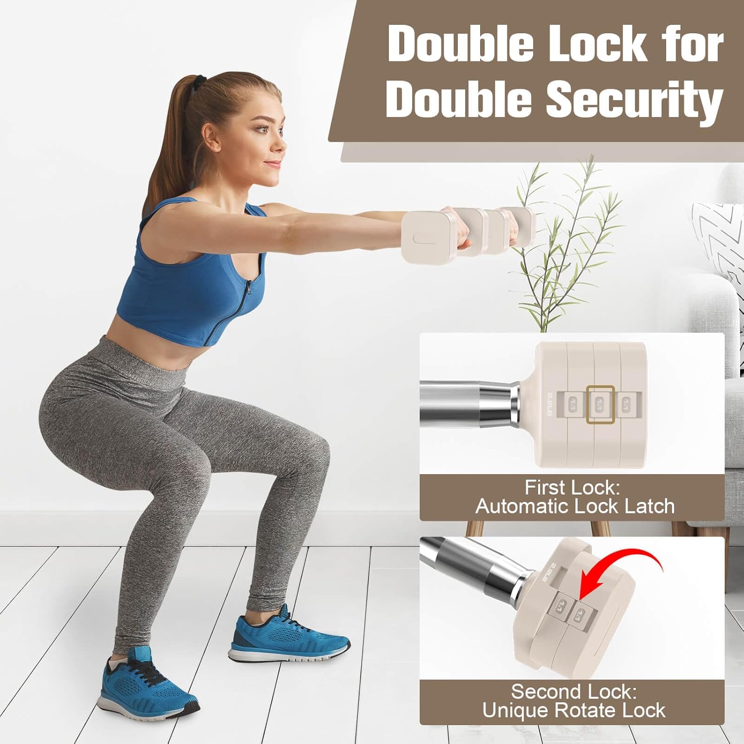 Adjustable Dumbbells Set, 22LB – Adjustable Dumbbells recenzja i cena