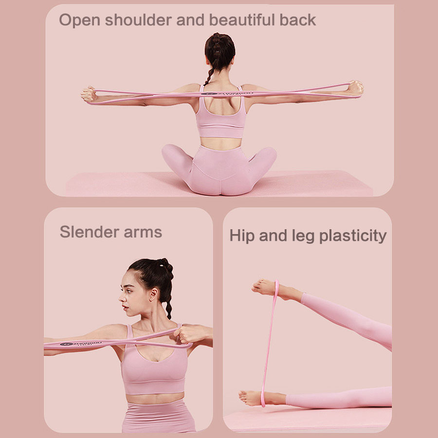 1pcs Resistance Bands, Yoga Re – Figure 8 Resistance Band recenzja i cena