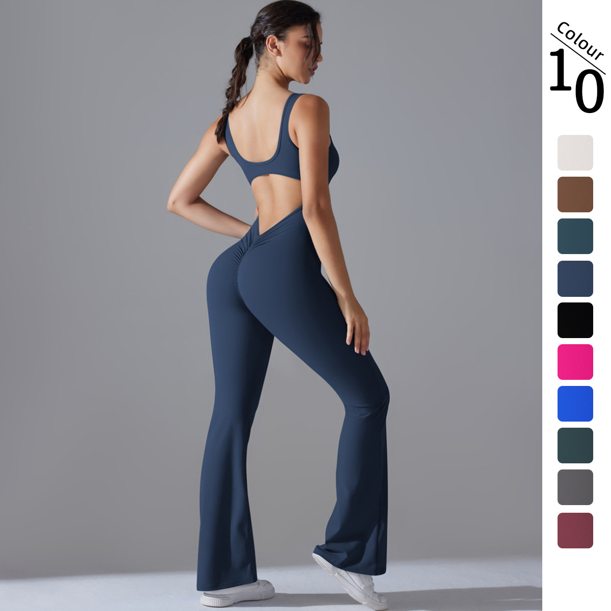 Sexy Back V Jumpsuit Gym Set W – Yoga Fitness Stretching recenzja i cena