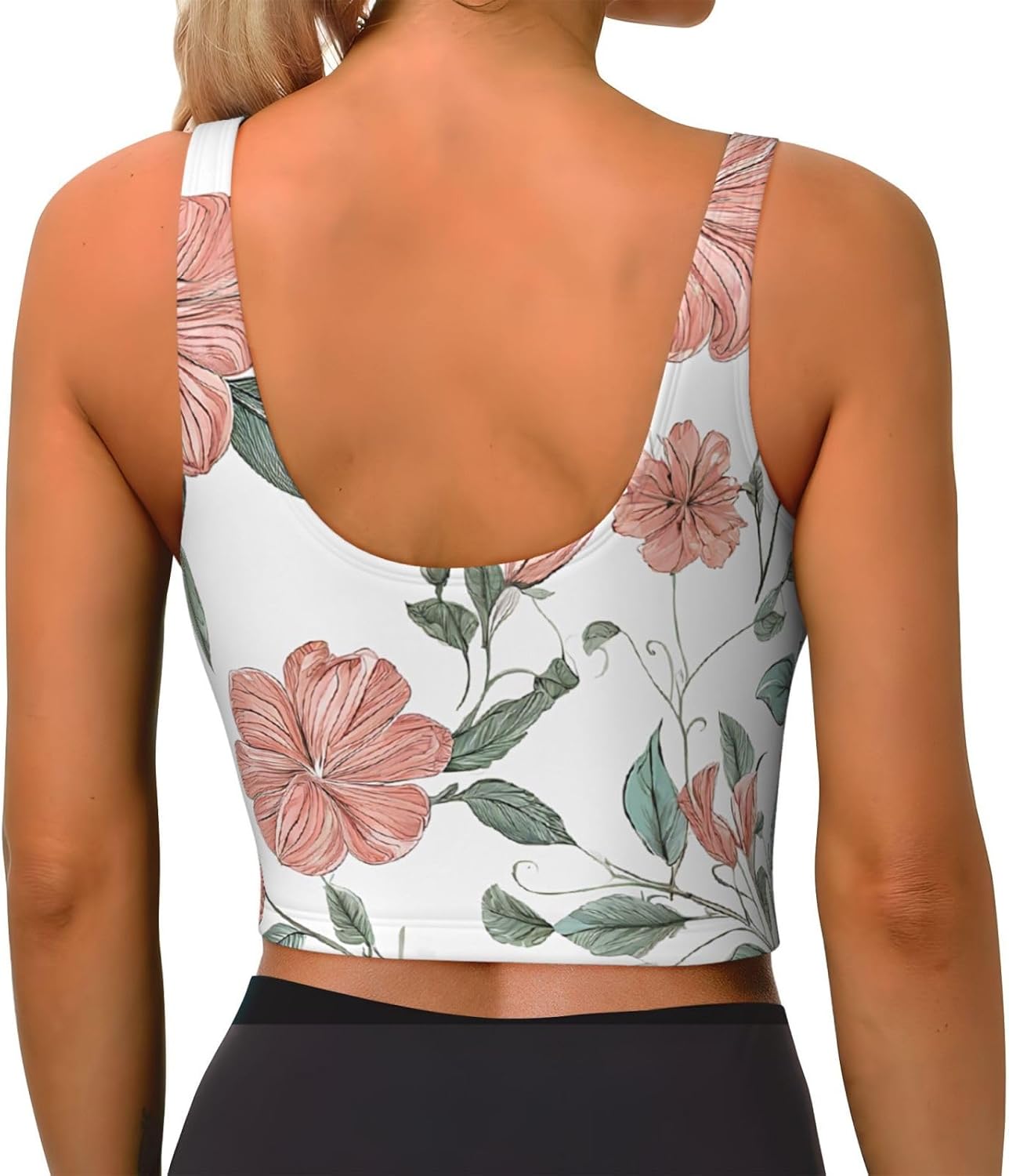Hawaiian Flower Print Print Wo – Yoga Dance & Fitness Center Llc recenzja i cena