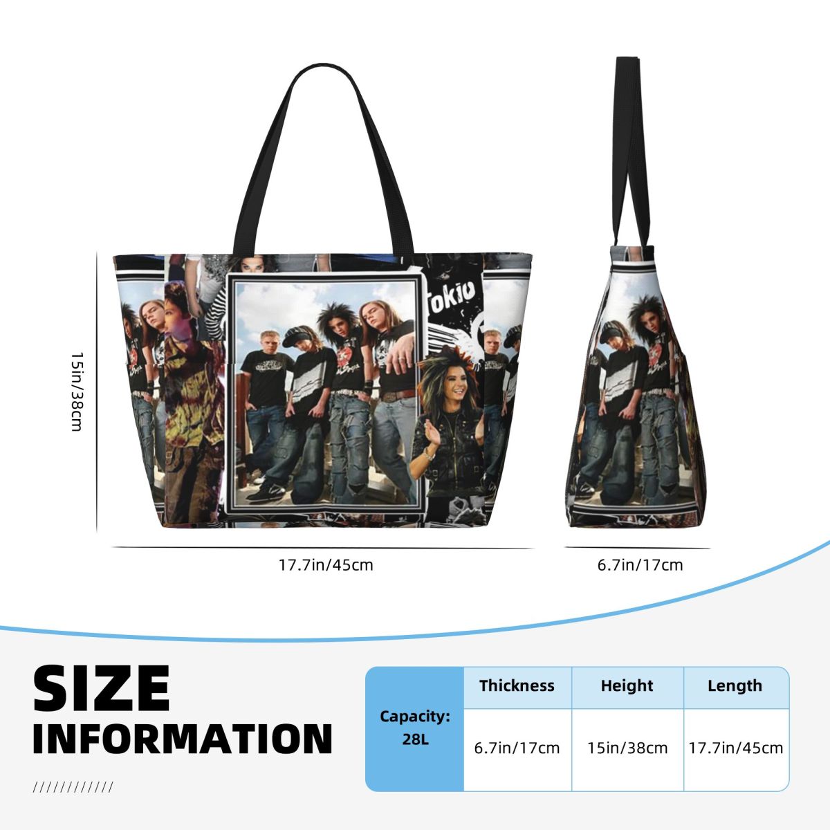 Tokio Hotel Emblem Beach Tote  – Yoga Fitness Hotel recenzja i cena