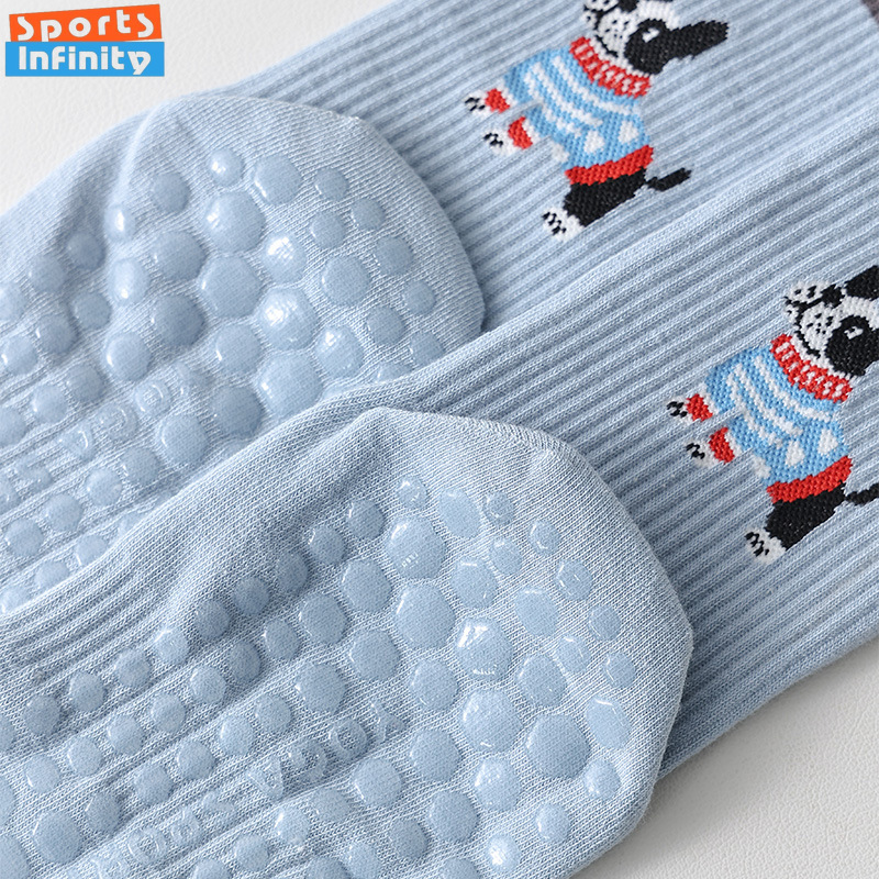 Cute Dog Print Yoga Socks Anti – Yoga Dance & Fitness Center Llc recenzja i cena