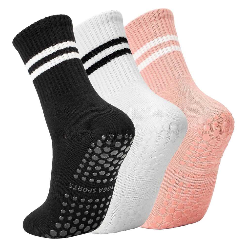 Yoga Pilates Socks with Grips  – Yoga Dance & Fitness Center Llc recenzja i cena