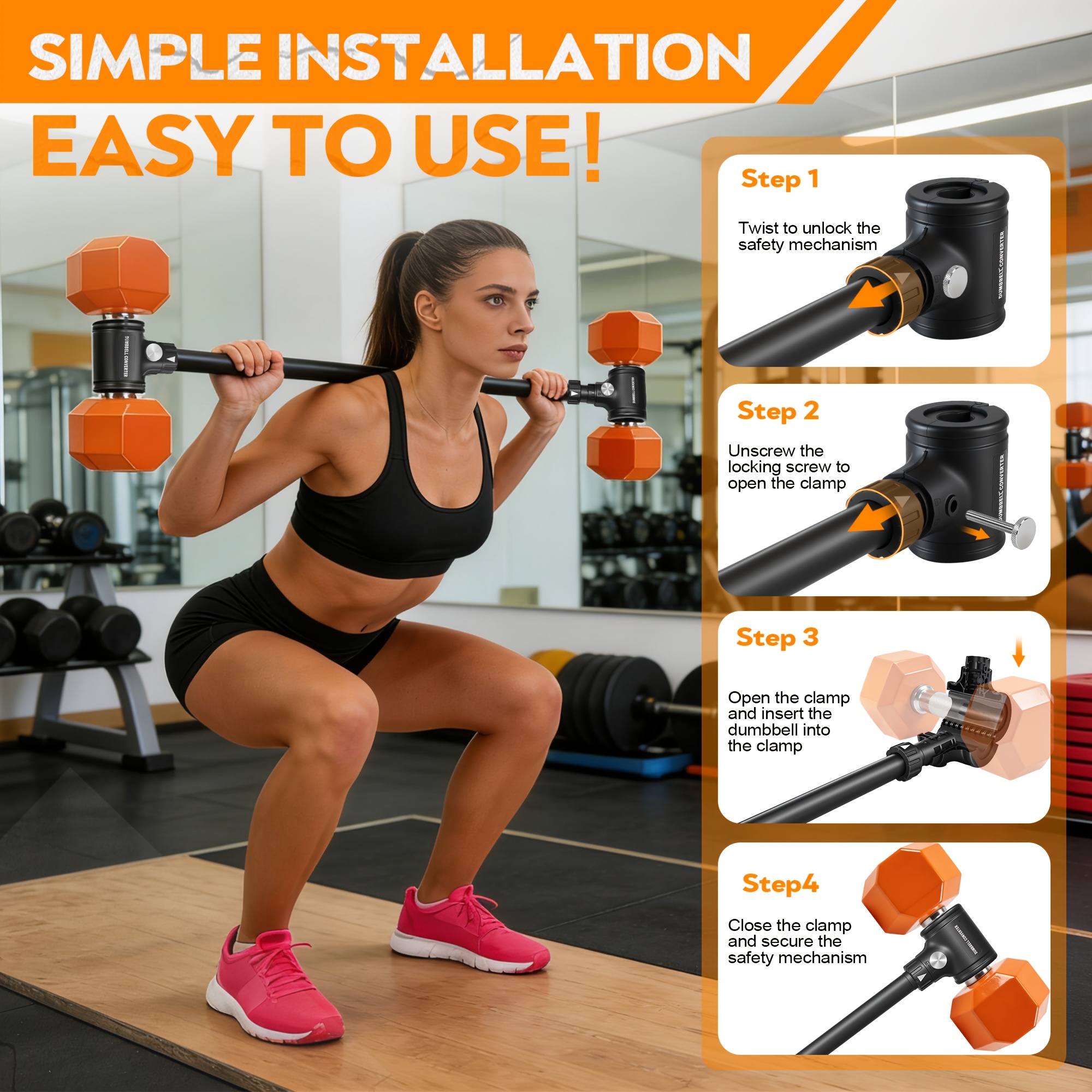 Dumbbell Converter - Converts  – Adjustable Dumbbells recenzja i cena