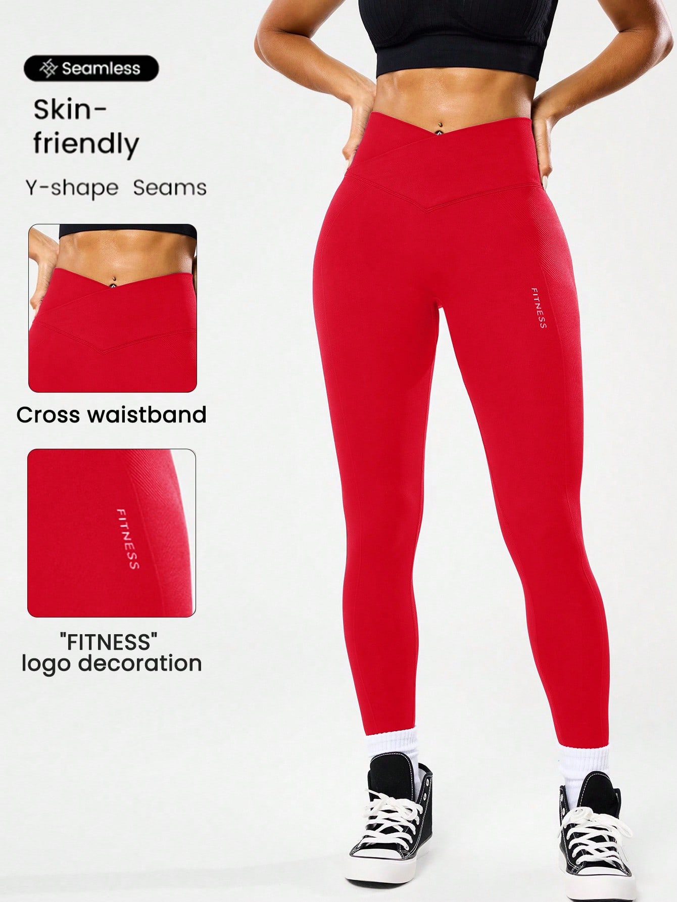 High-waisted seamless yoga leg – Yoga Fitness Stretching recenzja i cena
