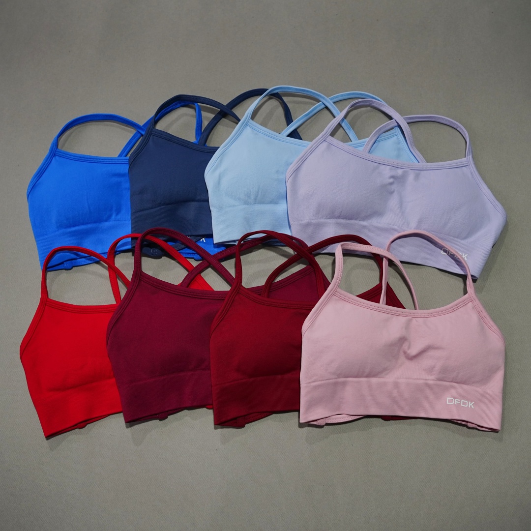 DFDK Ribbed Seamless Cross Bac – Yoga Fitness Stretching recenzja i cena