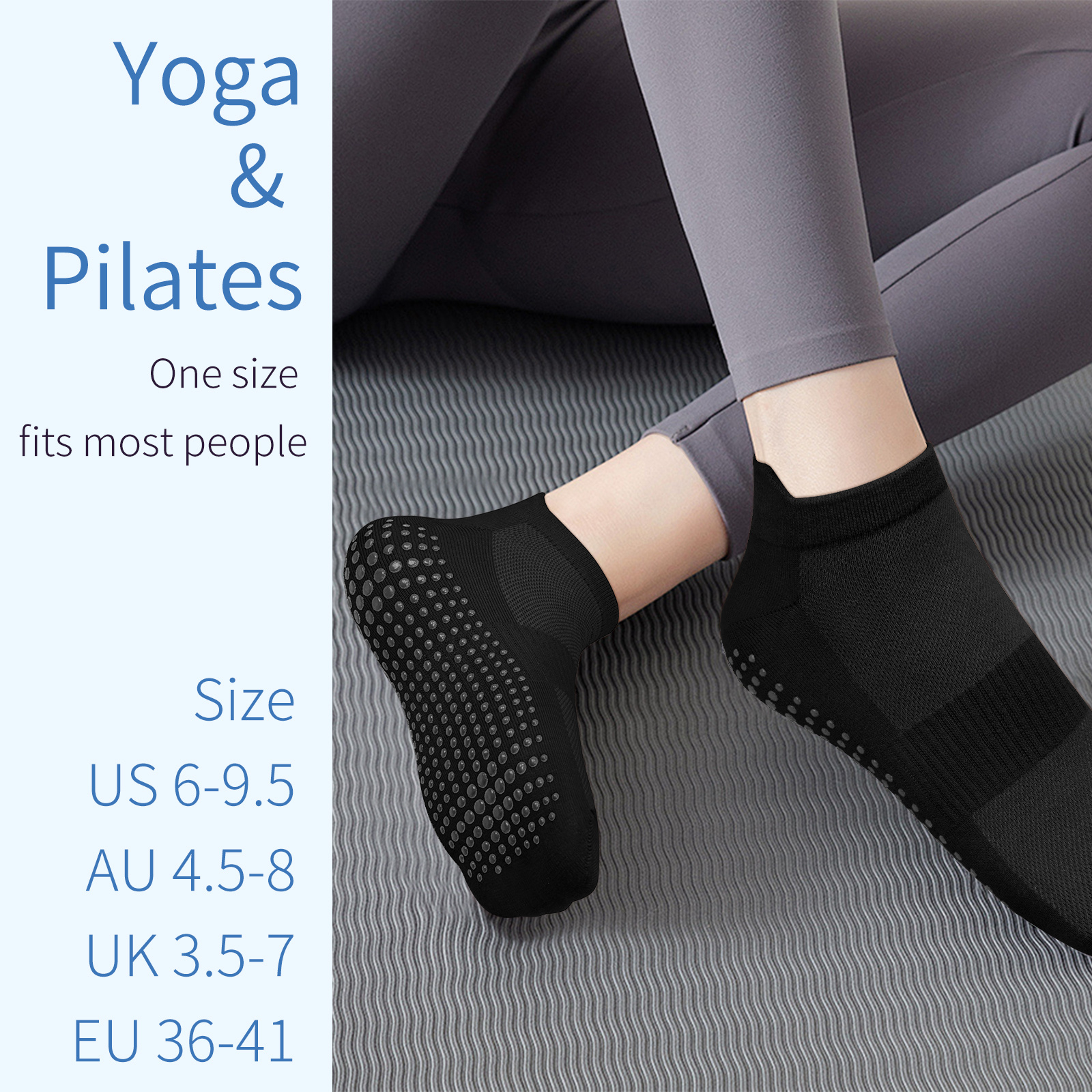 3 Pairs Yoga Socks Women Cotto – Yoga Dance & Fitness Center Llc recenzja i cena